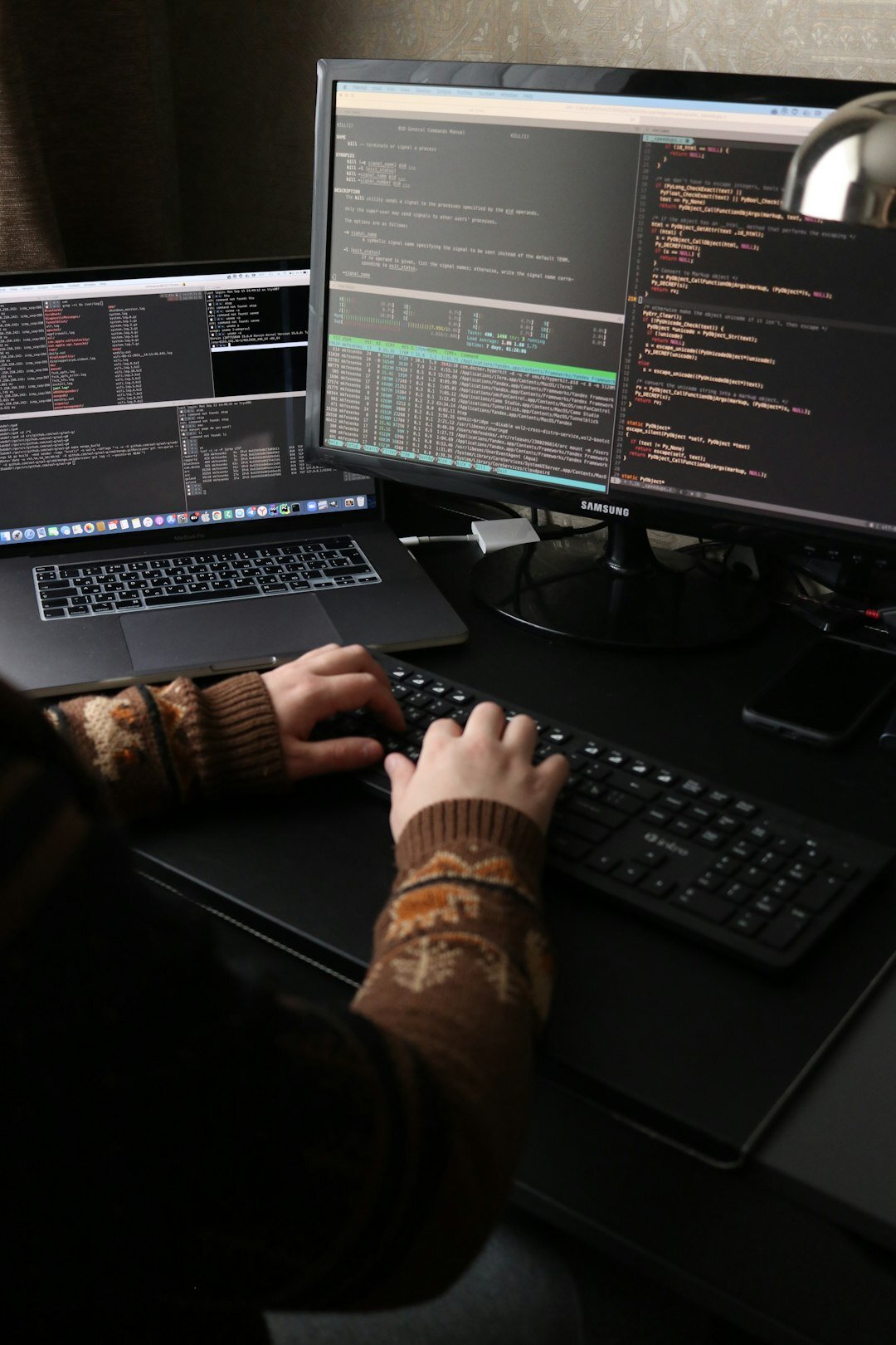programmer analyzing risk models