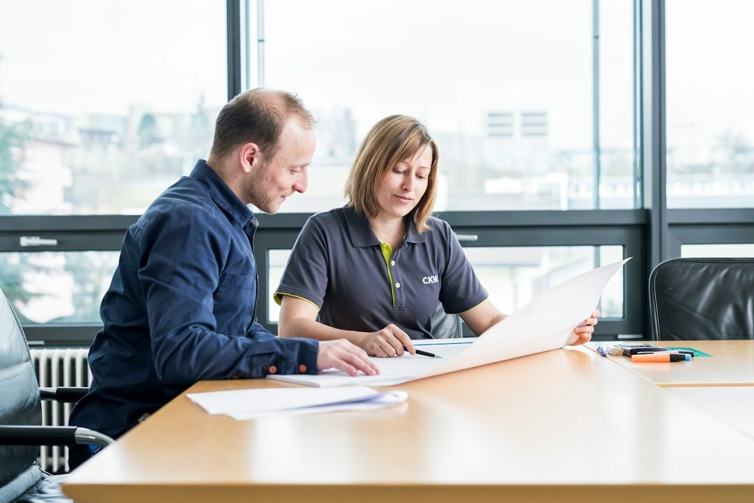 team reviewing insurance documents