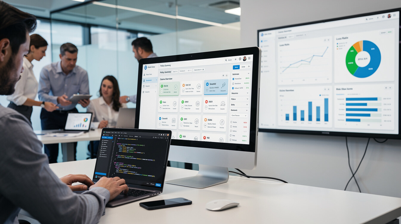 insurance software interface